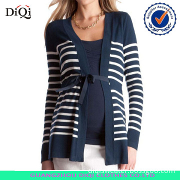 2017Latest wholesale stripes sweater designs for pregnant women maternity clothing maternity sweater